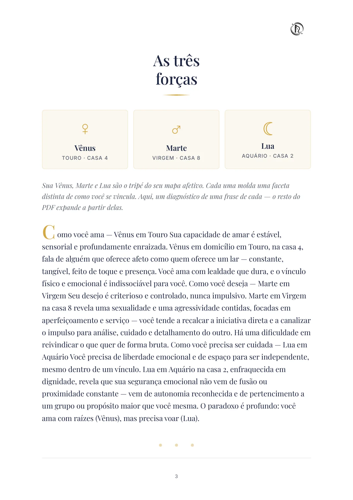 As três forças