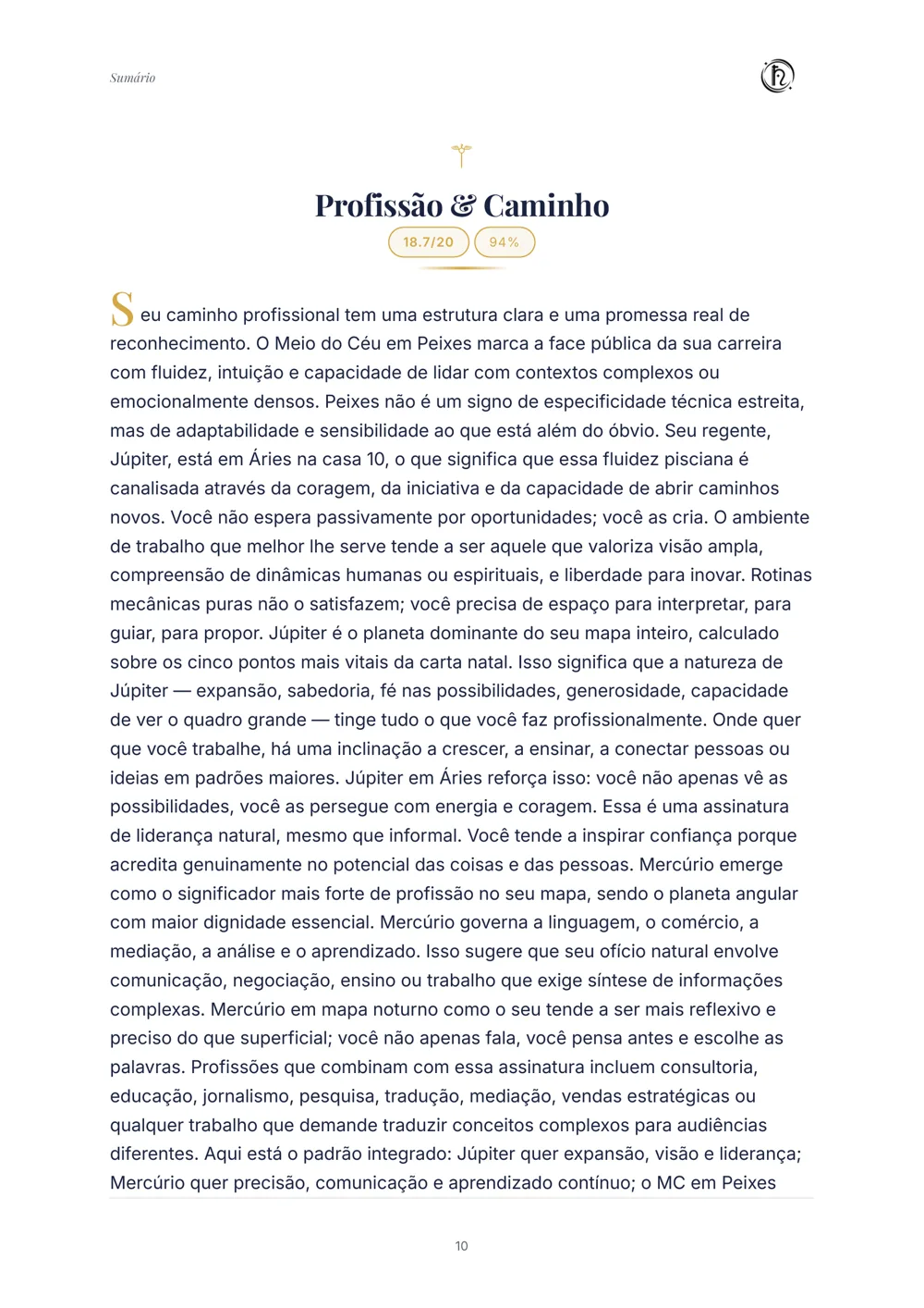 Profissão & Caminho